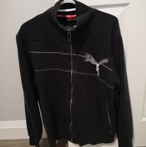 Zip up puma sweater